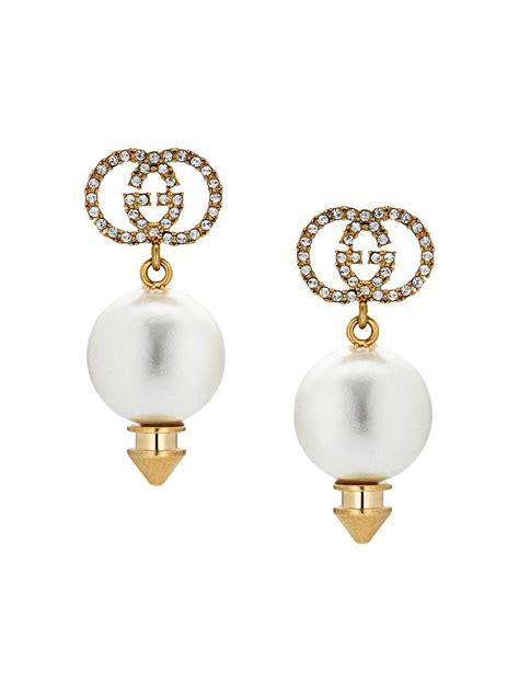 gg pearl earrings